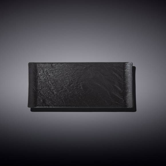 Блюдо прямоугольное 150х80мм Wilmax WL-661101/A черное /6/72/