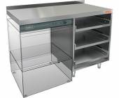 Стол с крылом для посудомоечных машин Hicold НБМКБКП-12/7БЛ