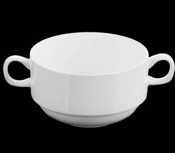 Бульонница 300мл с ручками Wilmax WL-991025 /4/48/