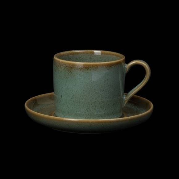 Чайная пара 230мл Corone Primavera зеленая фк1760 Чайная пара 230мл Corone Primavera зеленая фк1760