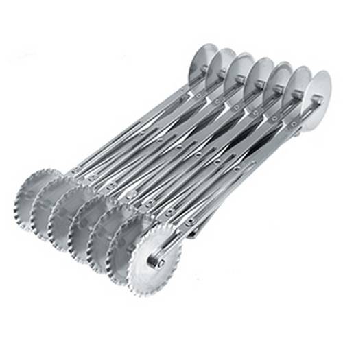 Нож роликовый двухсторонний для теста, раздвижной, 10 лезвий, 50 см Proff Cuisine ADD-5W-S&P-TG Нож роликовый двухсторонний для теста, раздвижной, 10 лезвий, 50 см Proff Cuisine ADD-5W-S&P-TG