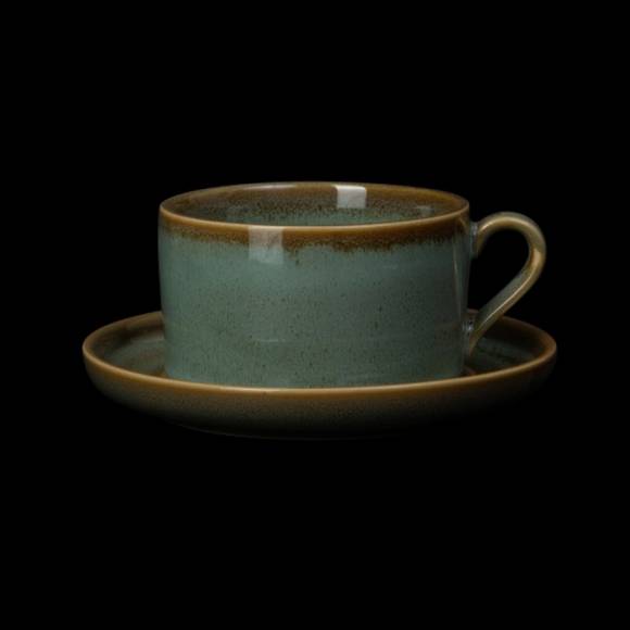 Чайная пара 280мл Corone Primavera зеленая фк1761 Чайная пара 280мл Corone Primavera зеленая фк1761