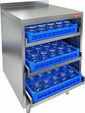 Стол открытый для посудомоечных корзин с бортом Hicold НБМКБ-6/6Б Стол открытый для посудомоечных корзин с бортом Hicold НБМКБ-6/6Б