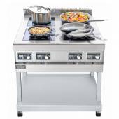 Плита индукционная 4-х конфорочная Abat КИП-49П-3,5, краш. подставка Плита индукционная 4-х конфорочная Abat КИП-49П-3,5, краш. подставка