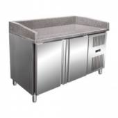 Стол холодильный для пиццы 2-дверный COOLEQ PZ2600TN столешница гранит Стол холодильный для пиццы 2-дверный COOLEQ PZ2600TN столешница гранит