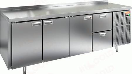 Стол холодильный Hicold SN1112/TN 3 двери 2 ящика