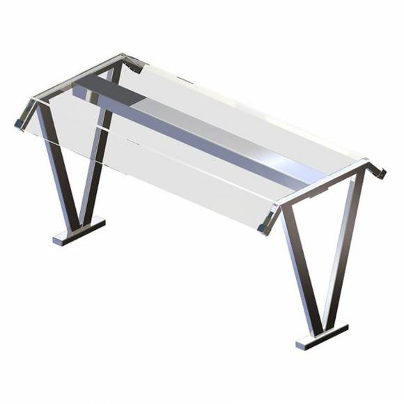 Полка настольная Gastrolux ПН-14.14/V/П/З стекло закаленное, с подсветкой Полка настольная Gastrolux ПН-14.14/V/П/З стекло закаленное, с подсветкой