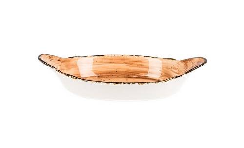 Блюдо кроншель овальное 150мл 200мм фарфор Organica Sand P.L. 81223092 /6/