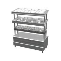 Диспенсер для столовых приборов, хлеба и подносов Gastrolux ДП-146/L