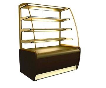 Витрина холодильная кондитерская K70 VV 1,3-1 STANDARD 0102-0109 (ВХСв-1,3д Carboma Люкс)