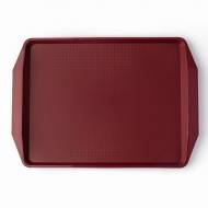Поднос прямоугольный 42х30см вишневый поверхность классик (505) MGprof 1732