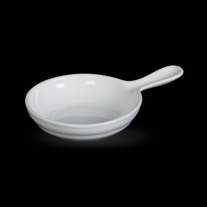 Соусник-сковорода 100мл 105мм круглая с ручкой Corone Cottura фарфор LQ-QK15151 фк0815 Соусник-сковорода 100мл 105мм круглая с ручкой Corone Cottura фарфор LQ-QK15151 фк0815
