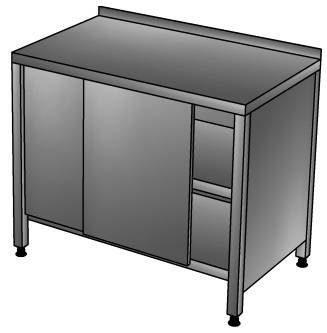 СКП2П Стол-купе производственный с бортом, 2-мя полками 1100*600*850 зашивка сзади и по бокам СКП2П Стол-купе производственный с бортом, 2-мя полками 1100*600*850 зашивка сзади и по бокам