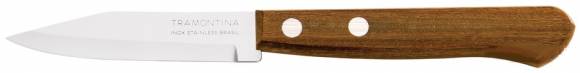 Нож для чистки овощей и фруктов 170/70 Tramontina tradicional деревянная ручка 22210/203 04070469 Нож для чистки овощей и фруктов 170/70 Tramontina tradicional деревянная ручка 22210/203 04070469