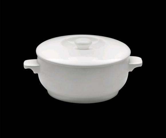 Горшок 450мл с крышкой Chan Wave (Classic) Ivory LQ-Q3001 фк0111.