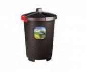 Бак 65л для мусора Рестола (черный) 431253713 /5/