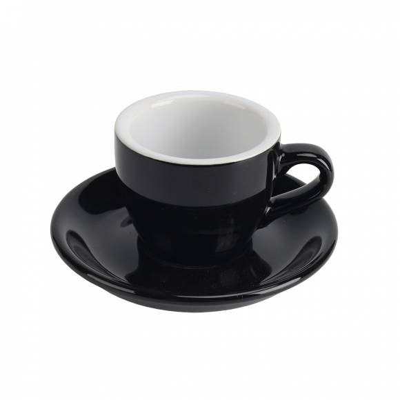 Кофейная пара 80мл черная Barista  P.L. HJ13083-80SET-WC-BC /6/