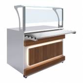 Прилавок нейтральный с верхней полкой Eco Wood Luxstahl ПНП (С) -1200 Premium Прилавок нейтральный с верхней полкой Eco Wood Luxstahl ПНП (С) -1200 Premium