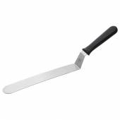 Лопатка 41 см. изогнутая раб. часть 25,4*4 см. нерж. узкая с пластик. ручкой черная MGprof 80937 Лопатка 41 см. изогнутая раб. часть 25,4*4 см. нерж. узкая с пластик. ручкой черная MGprof 80937