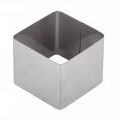 Форма кондитерская 90х90х70мм Квадрат Спика нерж.