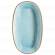 Блюдо овальное 19х11см фарфор Gourmet Aura Aqua Bonna /12/ AAQ GRM 19 OKY