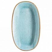 Блюдо овальное 19х11см фарфор Gourmet Aura Aqua Bonna AAQGRM19OKY b Блюдо овальное 19х11см фарфор Gourmet Aura Aqua Bonna AAQGRM19OKY b