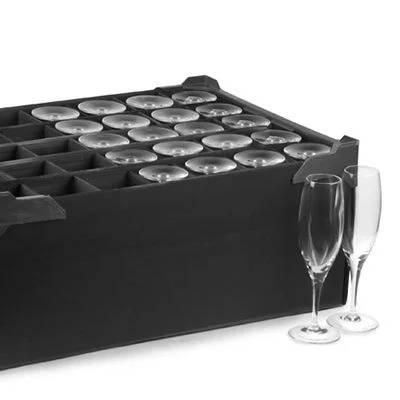 Ящик для барного стекла 24 ячейки d=8/h=16cm,H=195*W373*L540 mm P.L.- Barbossa GLSG0011 SUB Ящик для барного стекла 24 ячейки d=8/h=16cm,H=195*W373*L540 mm P.L.- Barbossa GLSG0011 SUB