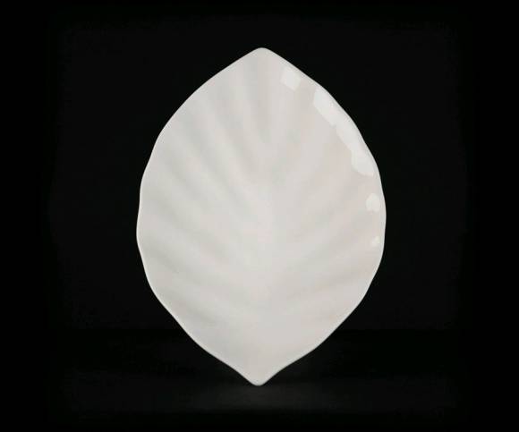 Блюдо декоративное Лист 300мл Chan Wave (Classic) Ivory LQ-Q146 фк0156.