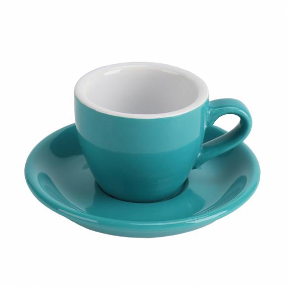 Кофейная пара 80мл голубая Barista  P.L. HJ13083-80SET-17710 /6/