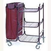 Тележка для горничной ТР7 ОЛДАК разборная, 3 сетчатые полки, мешок 135л Тележка для горничной ТР7 ОЛДАК разборная, 3 сетчатые полки, мешок 135л