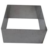 Форма кондитерская 120х120х80мм Квадрат Спика нерж. Форма кондитерская 120х120х80мм Квадрат Спика нерж.