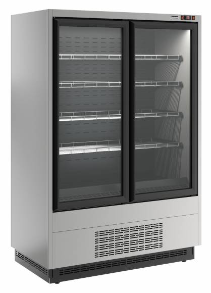 Стеллаж морозильный Полюс FC20-07 VL 1,3-1 0300 STANDARD фронт X5L (версия 2.0) (9006-9005)