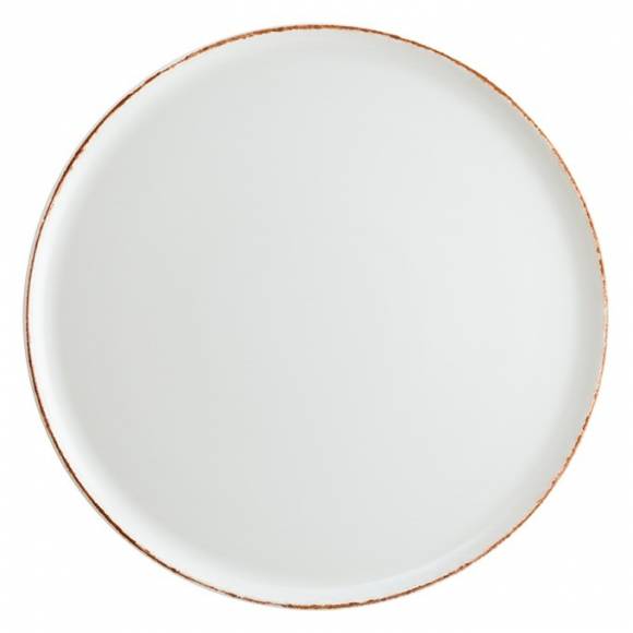 Блюдо для пиццы 320 мм фарфор Gourmet Retro Bonna E100GRM32PZ коричневый край
