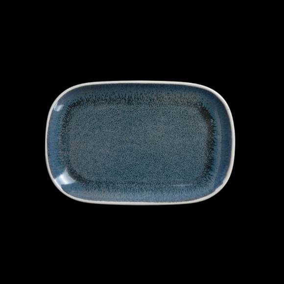 Блюдо прямоугольное 200х135 мм Corone Oceano голубой 10604oc
