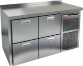 Стол морозильный Hicold GN 22 BR2 BT 4 ящика