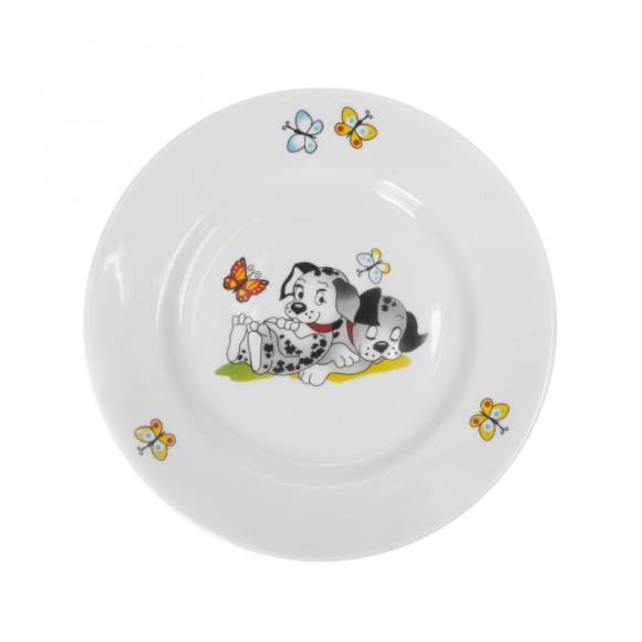 Тарелка мелкая 200мм Озорные щенки 810972 9528 