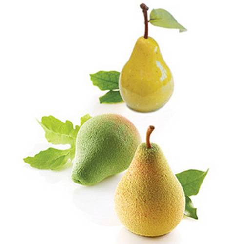 Форма силиконовая Груша и Инжир (набор 1 шт.) PERA