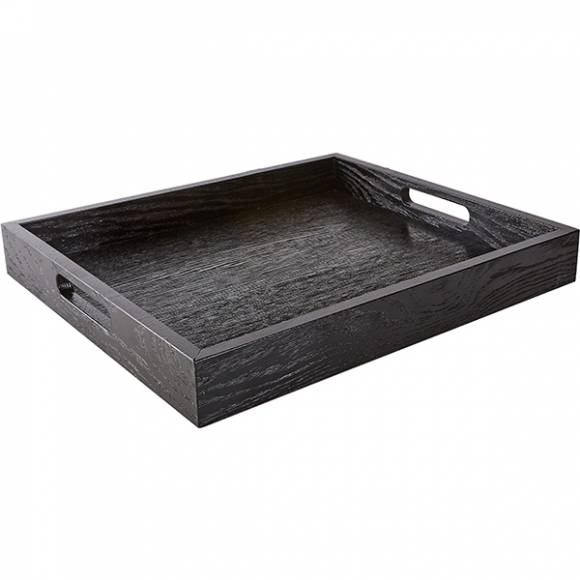 Поднос для подачи  H=50, L=350, B=350мм дуб черный PPwood 04080977 Q603S-00B /1/