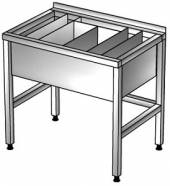 Барная станция 1500*600*850, с бортом нерж.