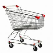 Тележка покупательская EKSI STA060-XX 60 л, ZN, RD