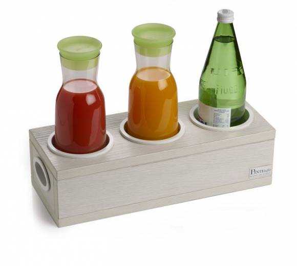 Подставка-держатель с охлажд. 40,5*16*12 см., 3 секции, дерево, белый Pinti 51600900 Подставка-держатель с охлажд. 40,5*16*12 см., 3 секции, дерево, белый Pinti 51600900