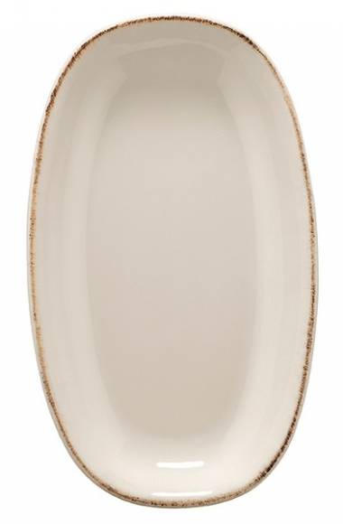 Блюдо овальное 150*85 мм фарфор Gourmet Retro Bonna E100GRM15OKY коричневый край b Блюдо овальное 150*85 мм фарфор Gourmet Retro Bonna E100GRM15OKY коричневый край b
