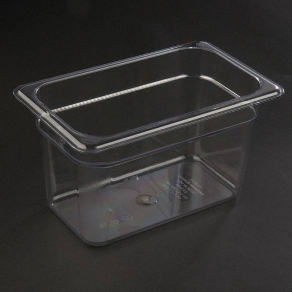 Гастроемкость 1/4 h=150 мм. 4 л. поликарб. прозрач. JD-P1415 Гастроемкость 1/4 h=150 мм. 4 л. поликарб. прозрач. JD-P1415