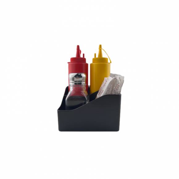 Барный организатор 4 ячейки черный MGprof 1749 /1/ Барный организатор 4 ячейки черный MGprof 1749 /1/