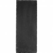 Блюдо для подачи, сланец натур., ,H=5,L=300,B=120мм, черный,матовый Sunnex MSL3012