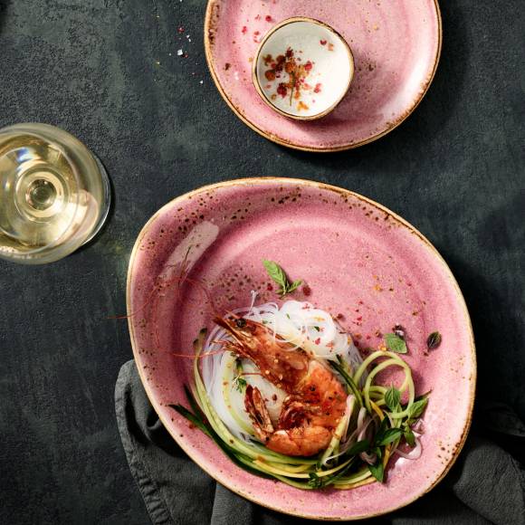 Тарелка мелкая «Крафт распберри» D=255мм 1210 0521 /12/