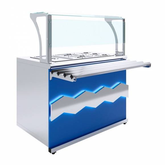 Мармит вторых блюд паровой Elektra Luxstahl МВП (С)-1200 Premium