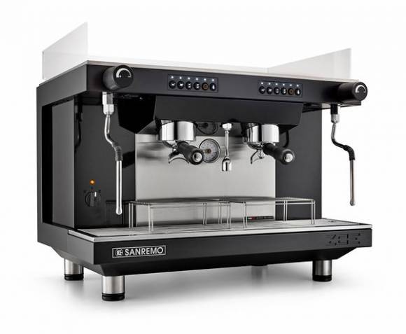 Кофемашина-автомат Sanremo Zoe SED 2 высокие гр. чёрная UZN211212006B