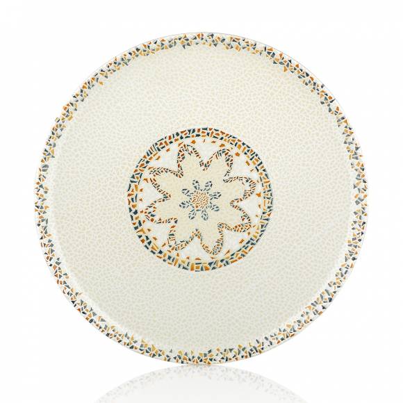 Тарелка круглая 230мм фарфор,серия Tessera By Bone TN-TS-ZT-23-DZ /12/