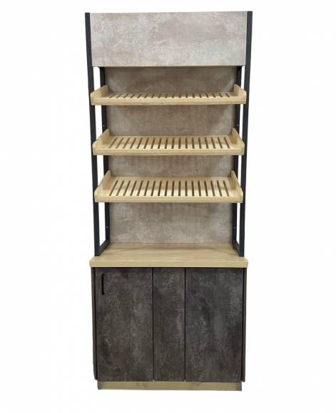 Стеллаж торговый хлебный 1000х500х2300 Стеллаж торговый хлебный 1000х500х2300